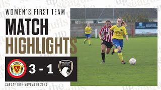 WOMEN EXTENDED HIGHLIGHTS  Saltash United 3  1 WsM AFC 1st Team  SW Womens FL  101124 [upl. by Kwok]