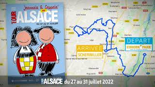 Tour Alsace 2022  La bande annonce [upl. by Ymassej981]