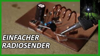 DIY UKW Radiosender selber bauen ohne viele Bauteile [upl. by Osric]