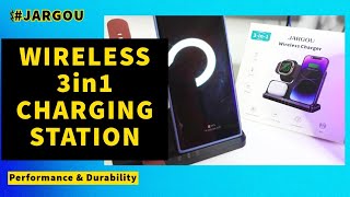 3 in 1 Wireless Charger Inductive Charging Station for Apple and Android [upl. by Haddad]