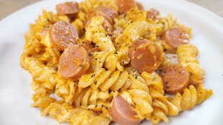 Receta sencilla y deliciosa de quotPasta con Salchichaquot para disfrutar en pocos minutos [upl. by Zelikow]