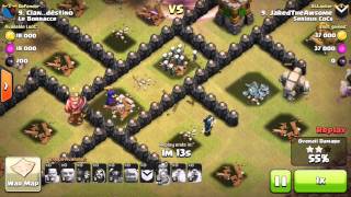 HOW TO 3 STAR A MAX TOWNHALL 8 TH8 USING NON AIR TROOPS W WAR REPLAYS [upl. by Clari]