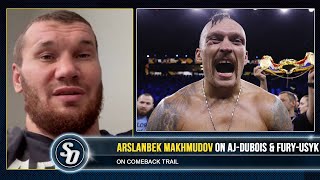 USYK IS A MONSTER  Arslanbek Makhmudov PREDICTS AJDUBOIS amp UsykFury2 [upl. by Aridnere481]