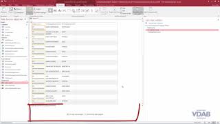 MS Access deel 3  Een rapport manueel aanmaken [upl. by Alekram458]