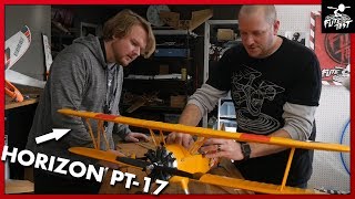 EFlite PT17 11m Stearman by Horizon Hobby  FLITE TEST [upl. by Maible220]