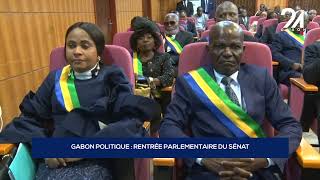 GABON POLITIQUE RENTRÉE PARLEMENTAIRE DU SÉNAT [upl. by Ahselat]