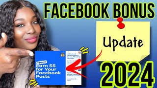 Facebook Performance bonus update 2024 [upl. by Caddric]