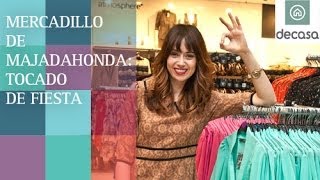 Mercadillo de Majadahonda en busca de tocado para un look de fiesta  Moda reto [upl. by Ailati]