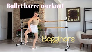 Ballet barre workout for the beginners  балетный станок для начинающих  Julia Gagarina [upl. by Salvatore]