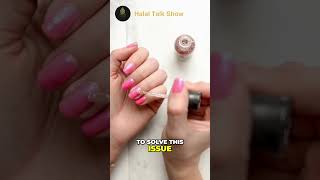 Is Breathable Nail Polish Halal   nailpolish breathablenailpolish halaltalkshow [upl. by Tseng]