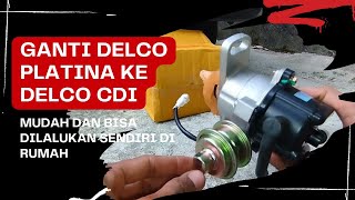 GANTI DELCO PLATINA MENJADI DELCO CDI  DAIHATSU ZEBRA ESPASS VLOG [upl. by Ahsart]