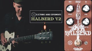 Demos in the Dark  EAE Halberd V2  Guitar Pedal Demo [upl. by Iba367]