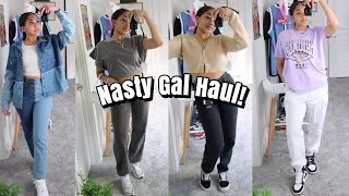 Super Cute Nasty Gal TryOn Haul Fall Pieces [upl. by Eanyl]