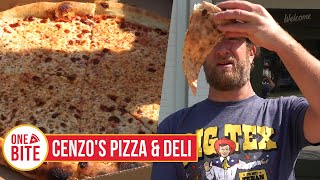 Barstool Pizza Review  Cenzos Pizza amp Deli Dallas TX [upl. by Malcah116]