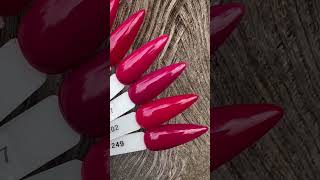 Czerwone Pudry Tytanowe Manicure Tytanowy NSN New Style of Nails paznokcie nails nailstyle fun [upl. by Buerger]