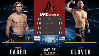 URIJAH FABER vs JEFF GLOVER FULL FIGHT A1 Combat 21 [upl. by Nnahaid]