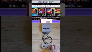 SNES Classic Edition  Unboxing AND Gameplay short nintendo snes retro videogames classicgames [upl. by Elsy]