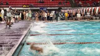 Boys 50 yd Free  AISD  UT 10252024 [upl. by Esdnil]