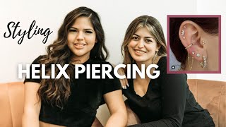 Perfect Jewelry for all Helix Piercing [upl. by Atinuahs]