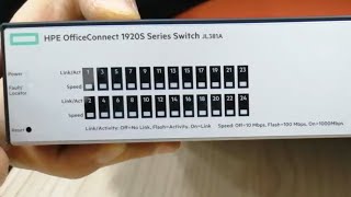 HP 1920S Switch JL381A Sökümü İçinde Ne var [upl. by Jefferey]