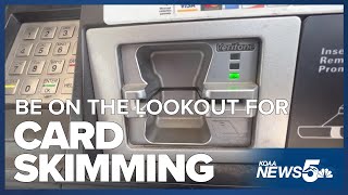 Colorado Springs Police warn people to be on the lookout for card skimming [upl. by Tyika]