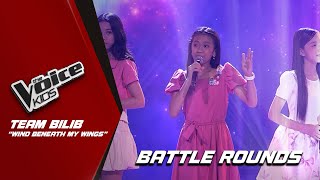 The Voice Kids Team Bilibs PERFECT HARMONIES in Wind Beneath My Wings  Battle Rounds [upl. by Hadleigh]