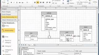 Visio Subtype Supertype Modeling [upl. by Viking]