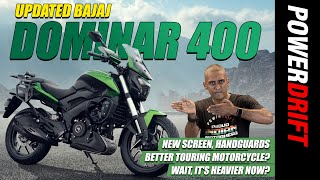 Updated Bajaj Dominar 400  Touring Ready  First Ride Review  PowerDrift [upl. by Swenson]