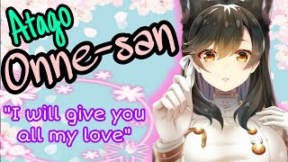 ASMR Roleplay 🎀 SWEET Onnesan Gives you all the LOVE 💝ATAGO Azur Lane 3D Animation [upl. by Amej]