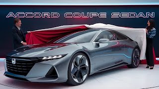 2025 Honda Accord Coupe Sedan Finally Revealed  FIRST LOOK [upl. by Aridaj]