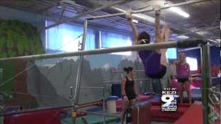 Local Gymnasts Prepare for State Championships [upl. by Langill]