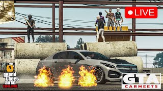 GTA 5 ONLINE CAR MEETS LIVE STREAM ON PS5 ONLY [upl. by Sams]