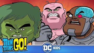 Teen Titans Go En Español  ¡Pongámonos Serios  DC Kids [upl. by Aicirtak]