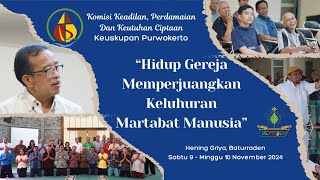 Hidup Gereja Memperjuangkan Keluhuran Martabat Manusia  Rm DR J Haryatmoko SJ  KKPKC KP [upl. by Sayles]