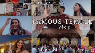 JAIPUR FAMOUS TEMPLE VLOG  HOLI SPECIAL  2024  VLOG 03 [upl. by Odilia]