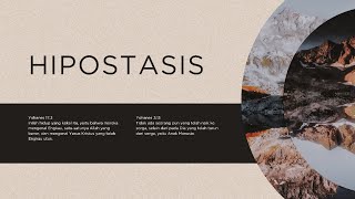 HIPOSTASIS [upl. by Nabala]