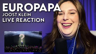 🇳🇱 Joost Klein  Europapa LIVE  REACTION  Eurovision 2024 Netherlands  Songfestival 2024 [upl. by Ajiak]