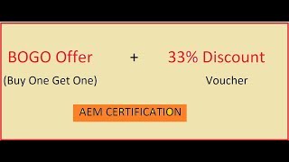 AEM Certification Offer [upl. by Arron797]