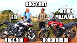 VOGE 500DS Review amp Honda CB500X Comparison With Nathan Millward [upl. by Taub]