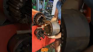 Motor parts disassembled  Part  2  motor acmotor disassemble disassembly [upl. by Perry]