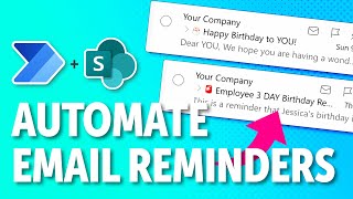 Send Emails Based on a 📆 Date Column in SharePoint with Microsoft Power Automate [upl. by Sadoc]