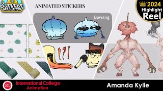 2024Amanda Kylie 2D concept Artist  동서대학교 IC 애니메이션학과 [upl. by Streetman]