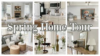 SPRING HOME TOUR 2023  A LOOK INSIDE OUR COZY HOME [upl. by Sanfourd]