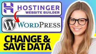 How To Change From Hostinger Website Builder To WordPress Save The Website Data [upl. by Zendah]