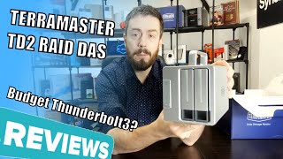 TerraMaster TD2 Thunderbolt 3 2 Bay Hardware Review [upl. by Dihaz]