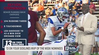 13 On Your Sidelines MVP candidates for Week 1 [upl. by Liarret61]