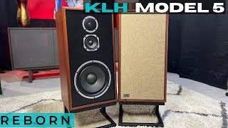 KLH Model 5 Review  MODERN sound VINTAGE looks [upl. by Yrogreg260]