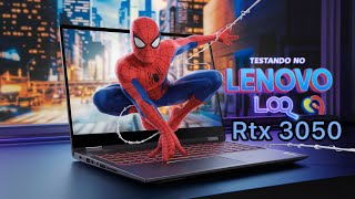 Testando Homem aranha no lenovo loq RTX 3050 16GB RAM i512450H  Marvels Spider Man [upl. by Nylecoj7]