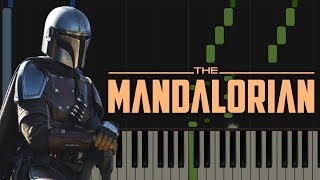 The Mandalorian Theme  Piano Tutorial [upl. by Eelsha]