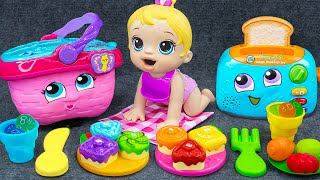 95 Minutes Satisfying with Unboxing Kitchen Playset Leapfrog Picnic Set ASMR  Lana Review Toys [upl. by Dyob]